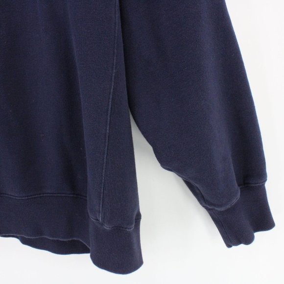 Vintage Leinenkugel's Chippewa Falls Crewneck Sweatshirt Mens Navy Blue XL USA - Picture 5 of 11